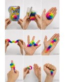 магическо червейче twisty worm играчка в ръка